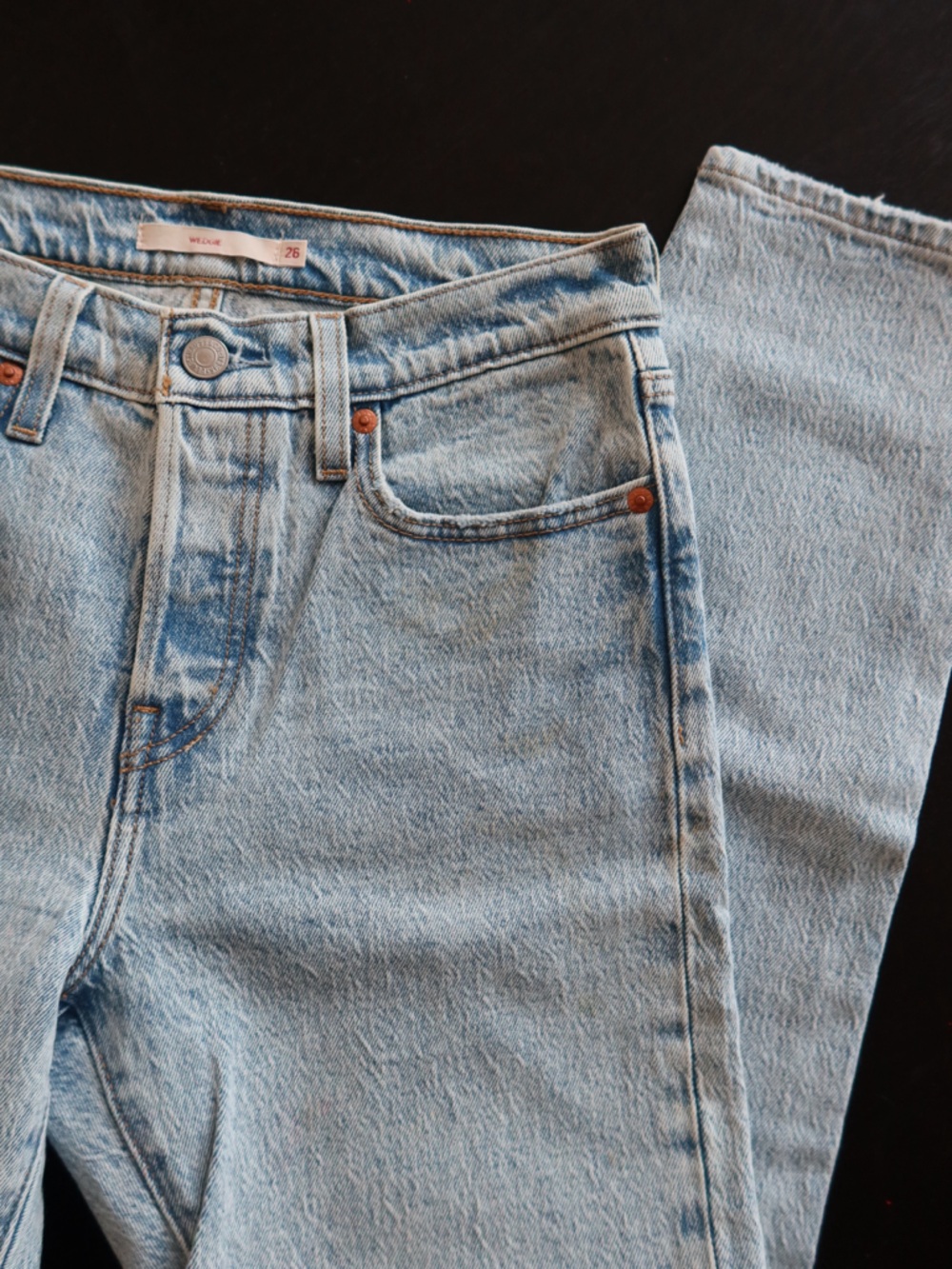 Levi's Light Blue Straight Leg Jeans